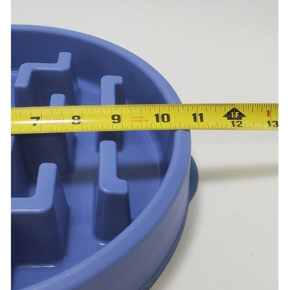 Outward hound dog bowl slow feeder blue puzzle feeder heavy duty - Picture 3 of 4